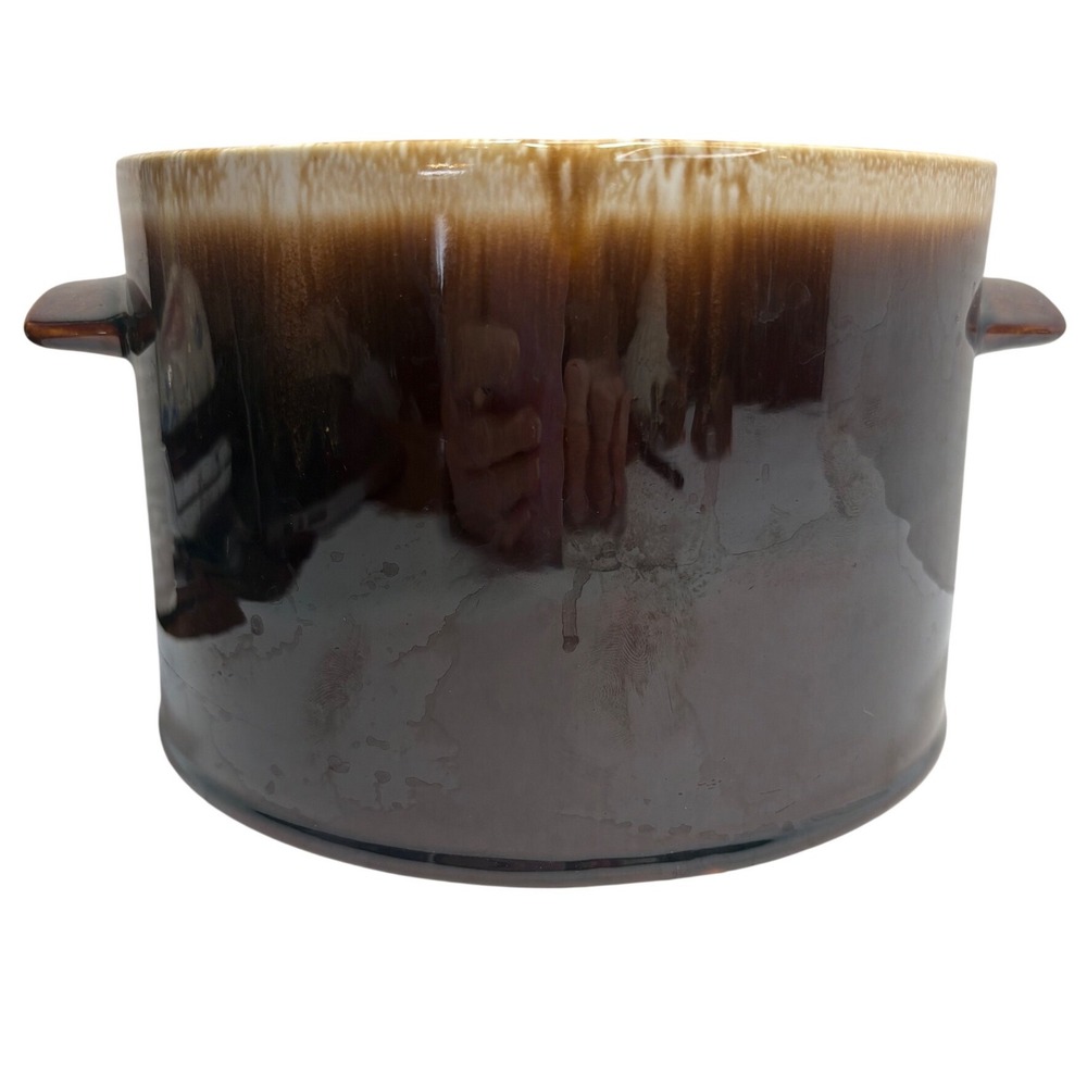 McCoy's brown drip glaze soup/bean pots and tureens. #0164 vintage